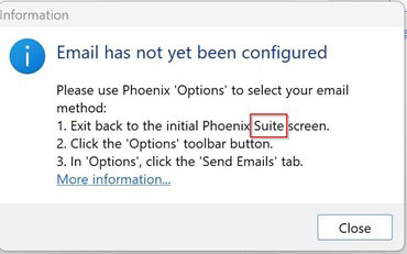 Phoenix Live Email Options